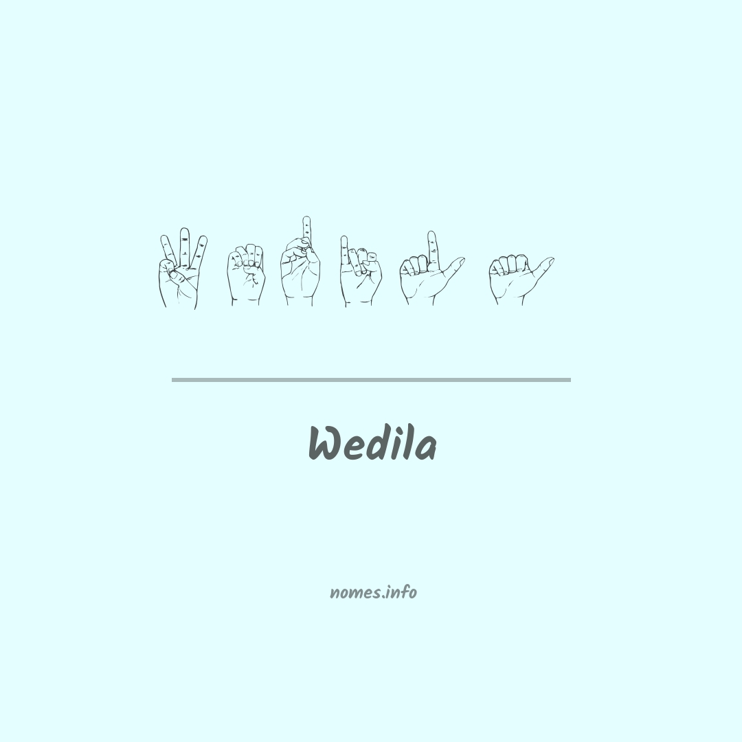 Wedila em Libras