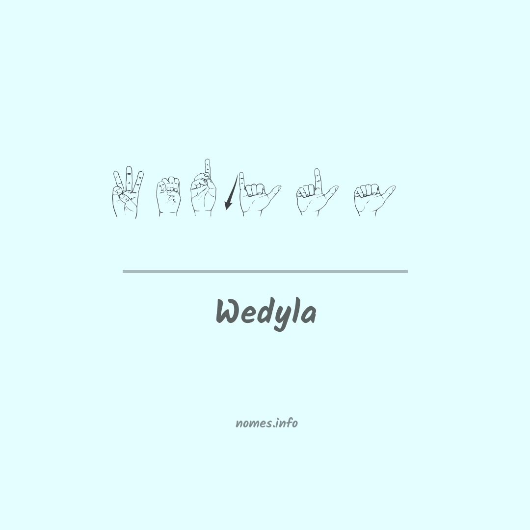 Wedyla em Libras