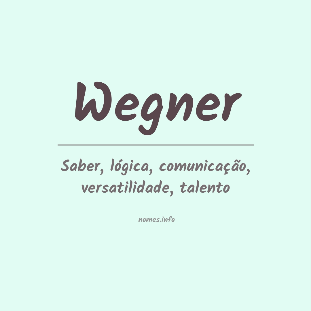 Significado do nome Wegner