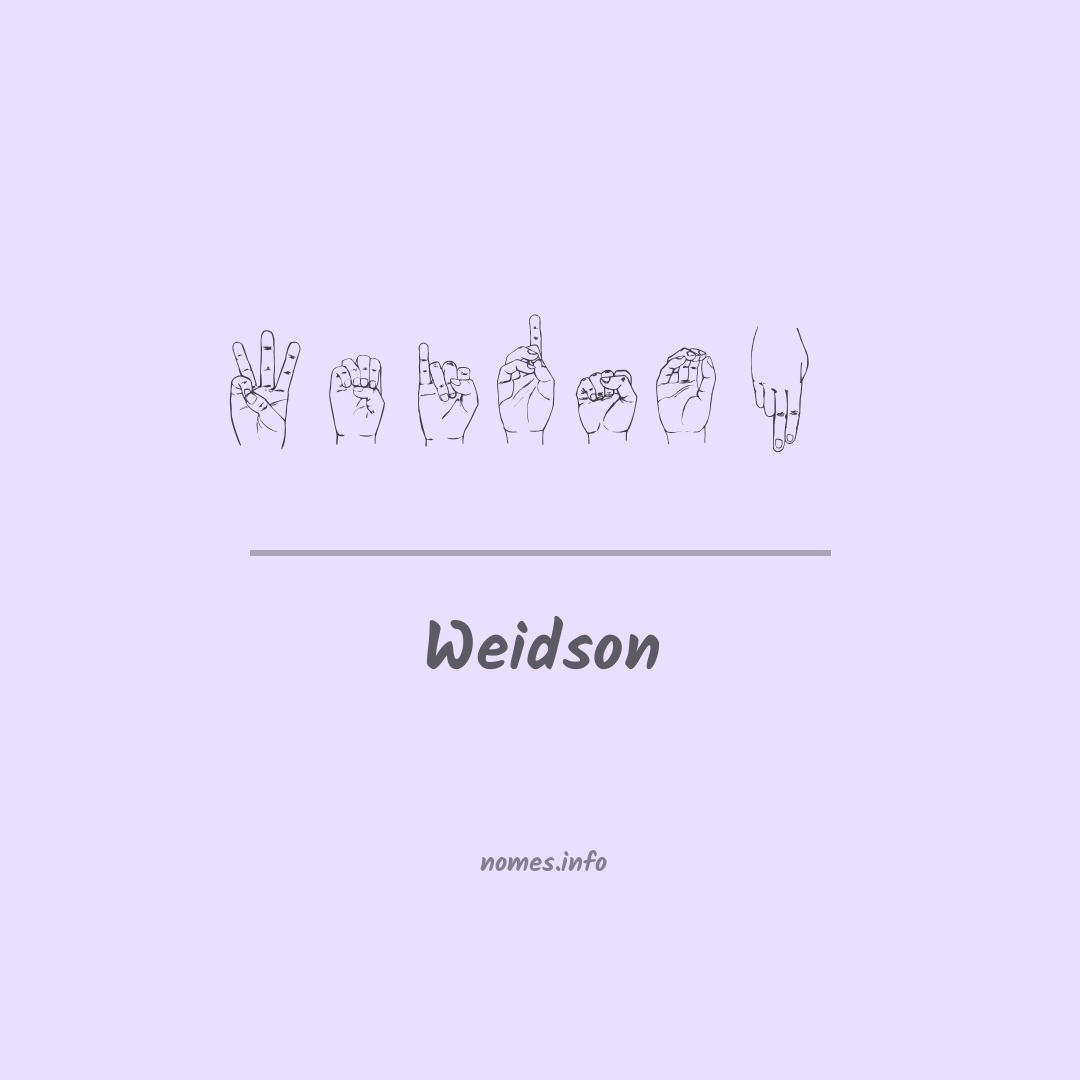 Weidson em Libras