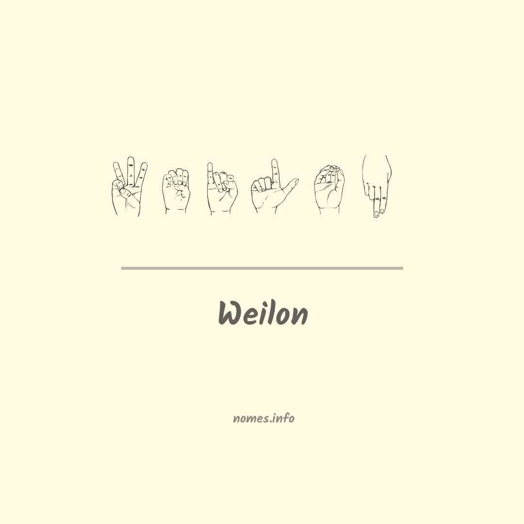 Weilon em Libras
