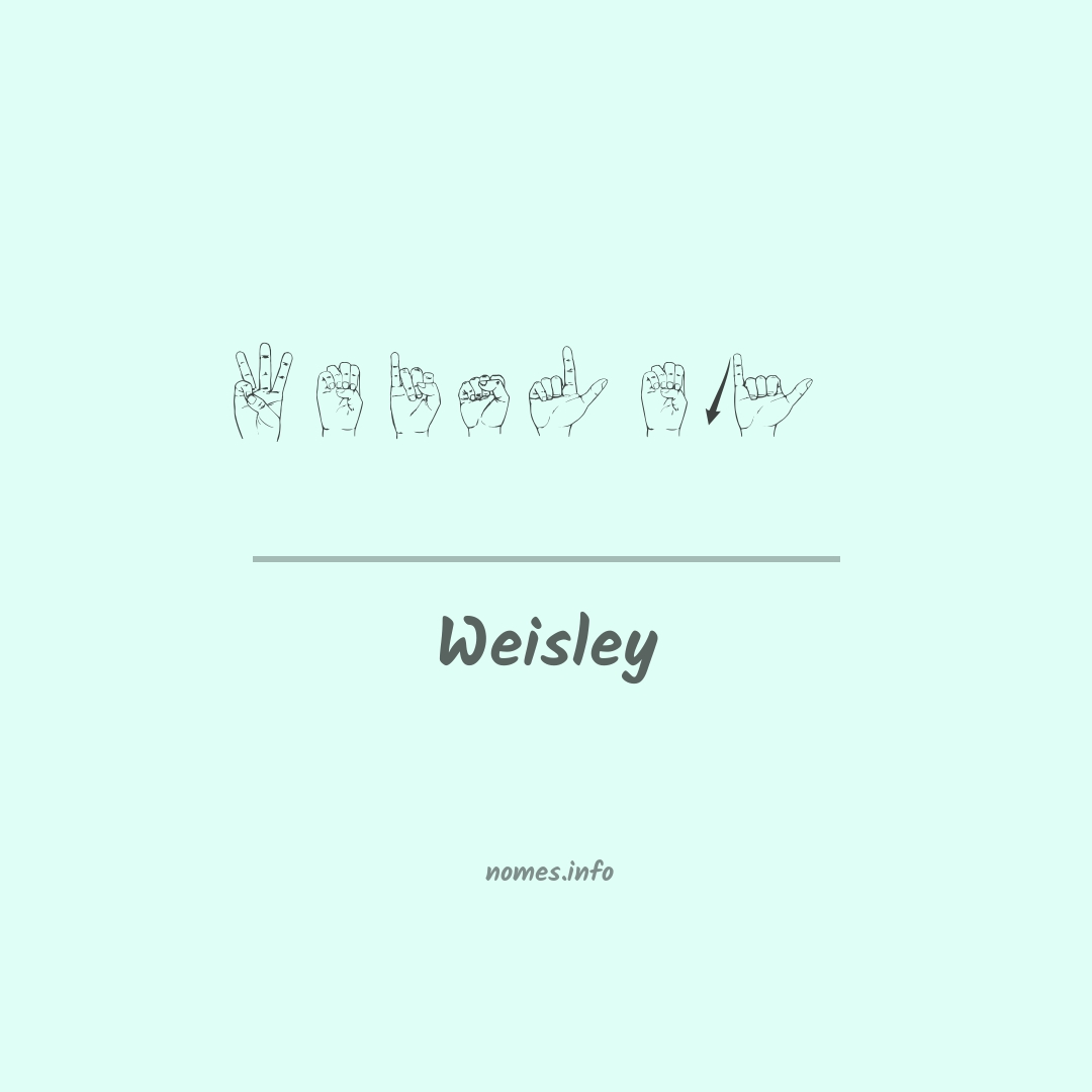 Weisley em Libras