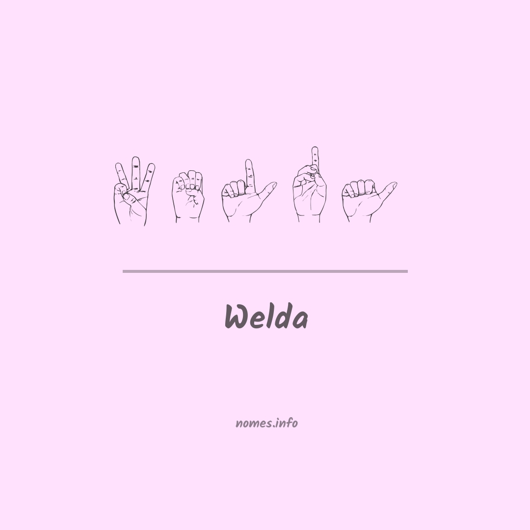 Welda em Libras