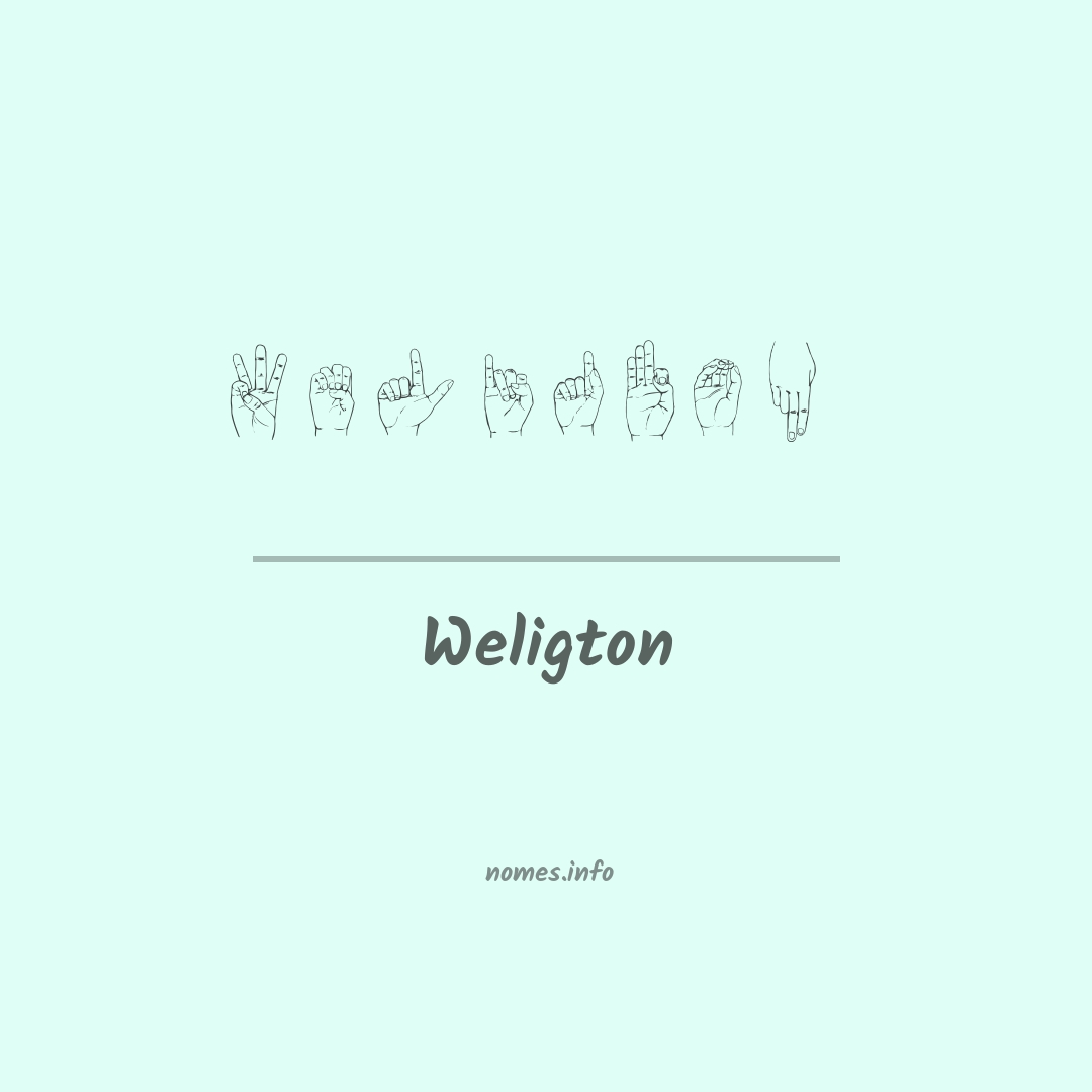 Weligton em Libras