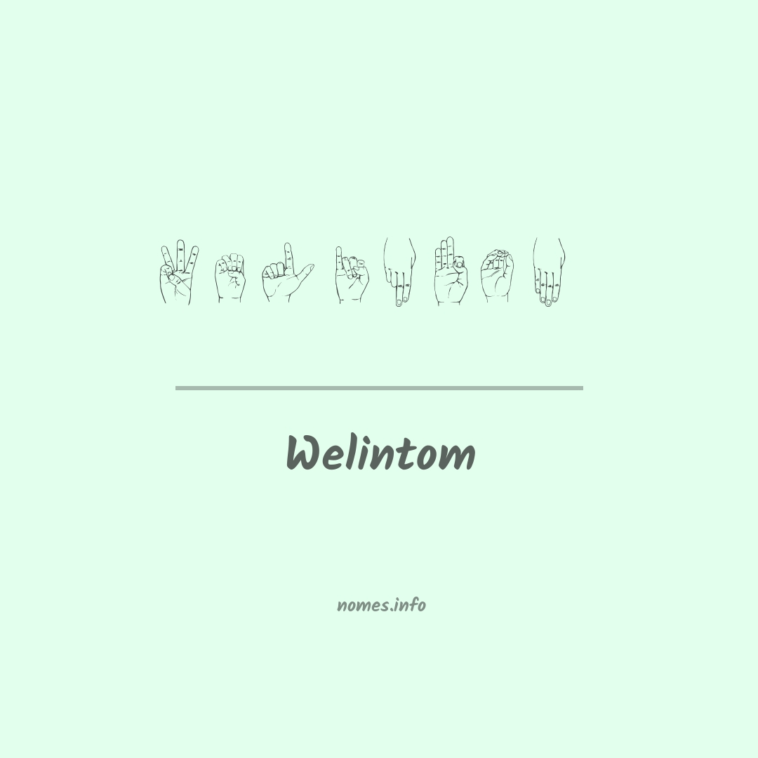 Welintom em Libras