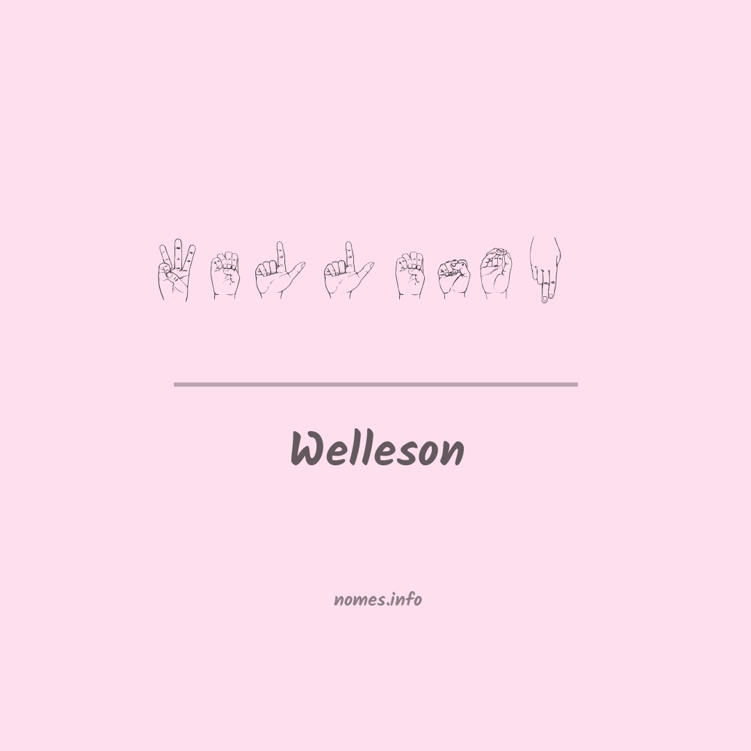 Welleson em Libras
