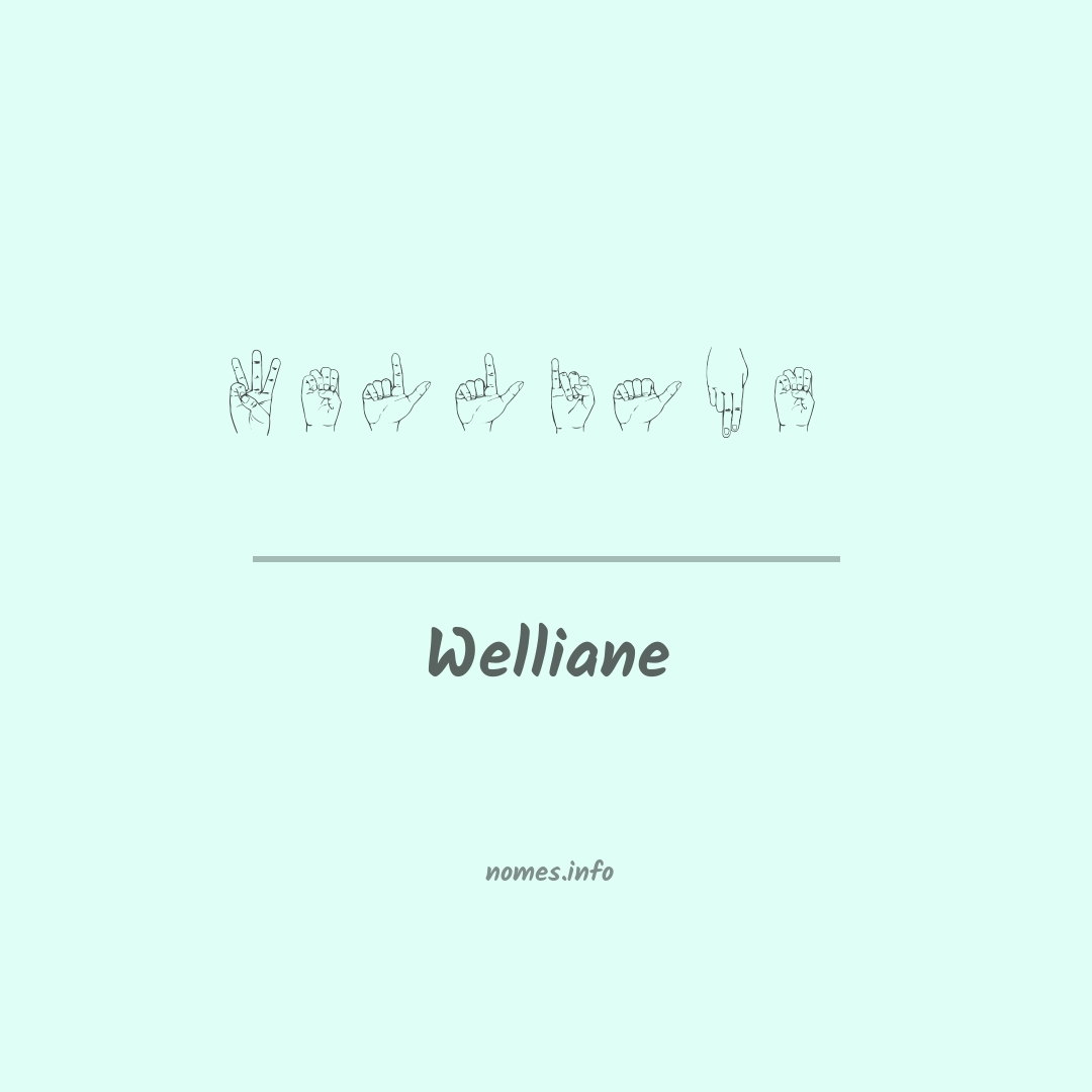 Welliane em Libras