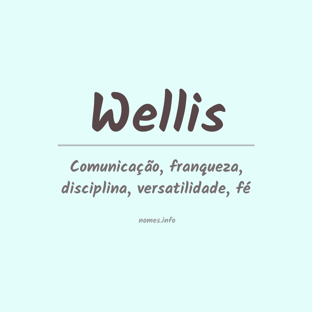 Significado do nome Wellis