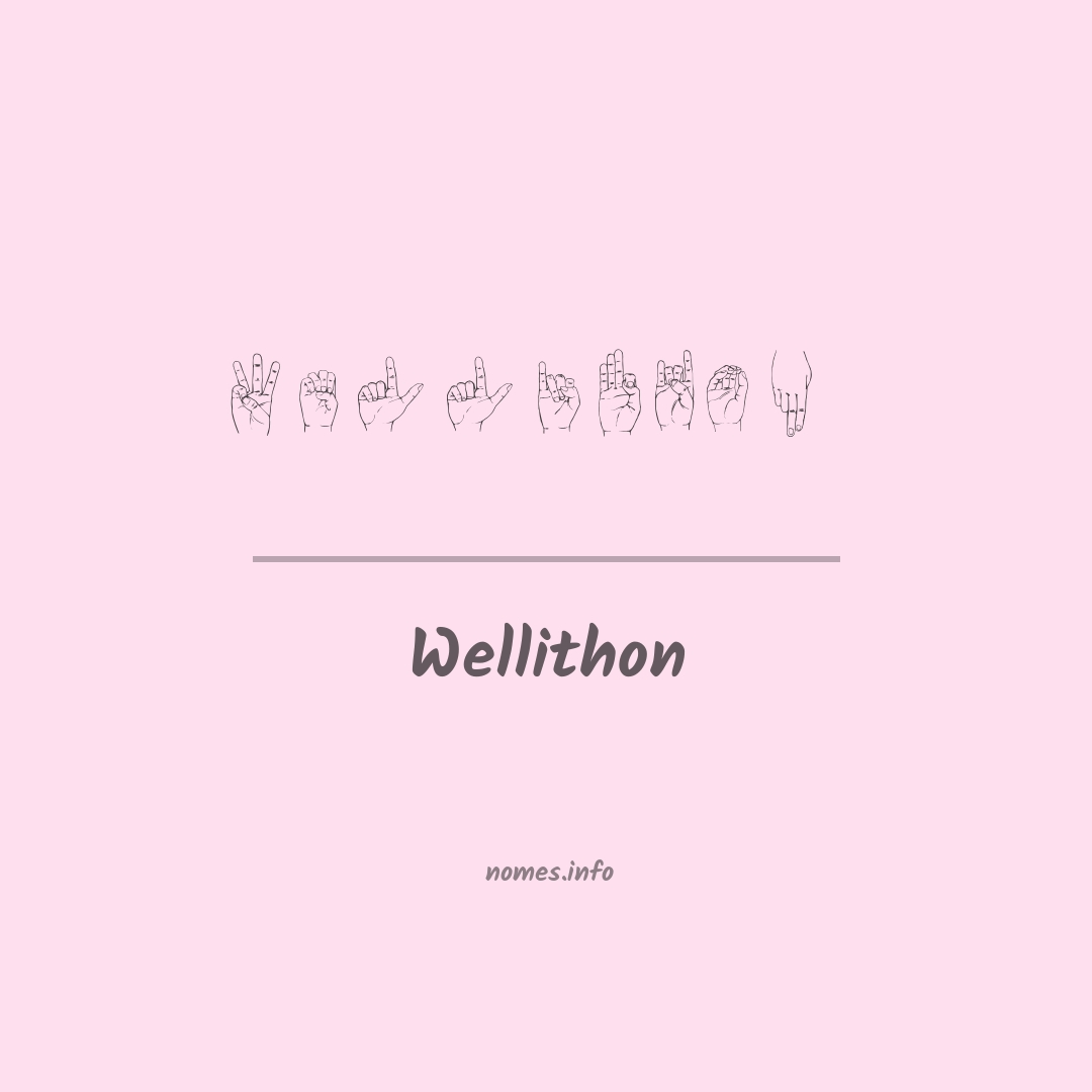 Wellithon em Libras