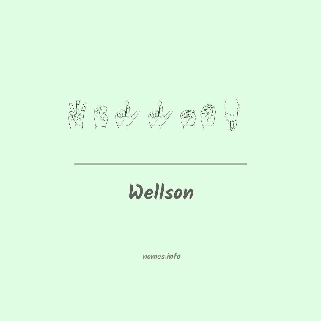 Wellson em Libras