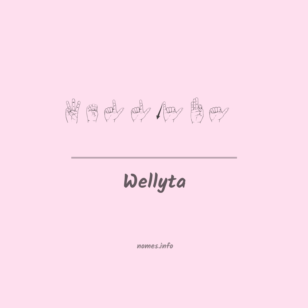 Wellyta em Libras