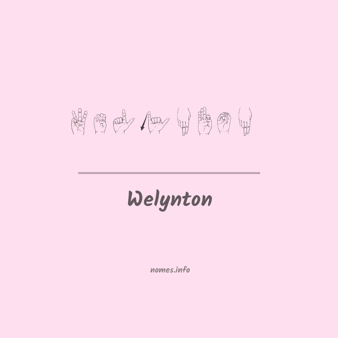 Welynton em Libras