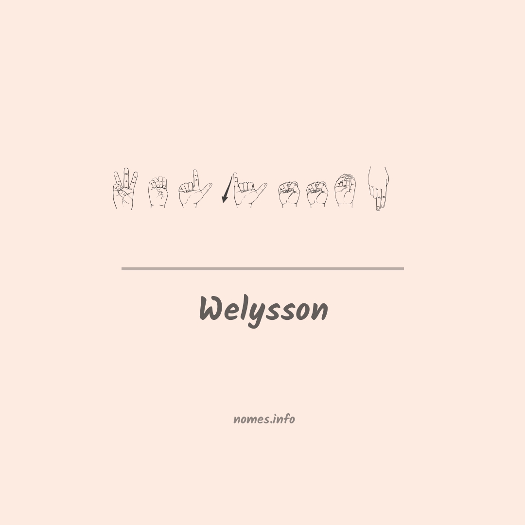 Welysson em Libras