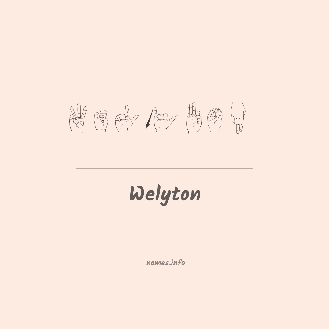 Welyton em Libras