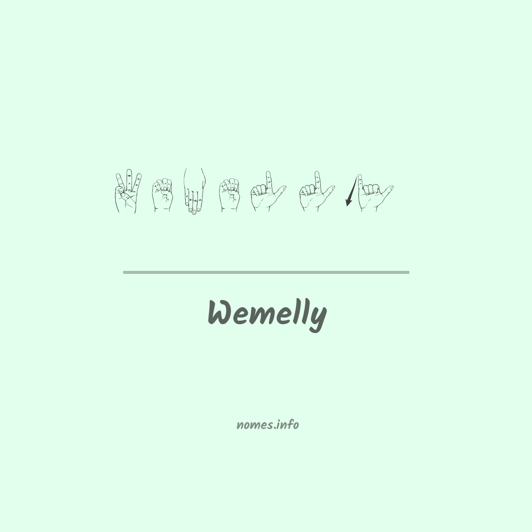 Wemelly em Libras