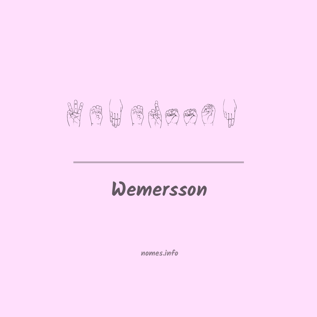 Wemersson em Libras