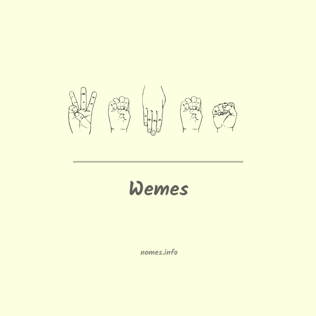Wemes em Libras