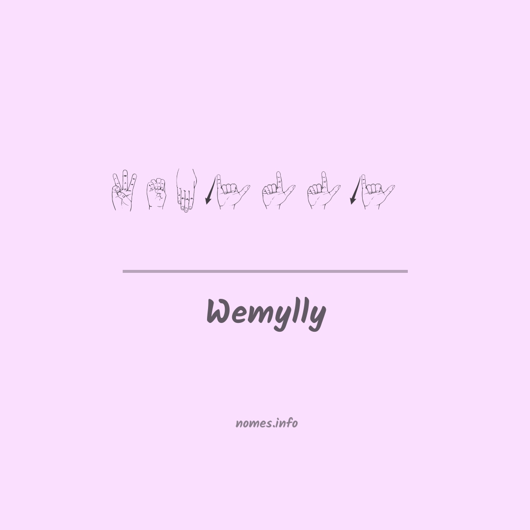 Wemylly em Libras