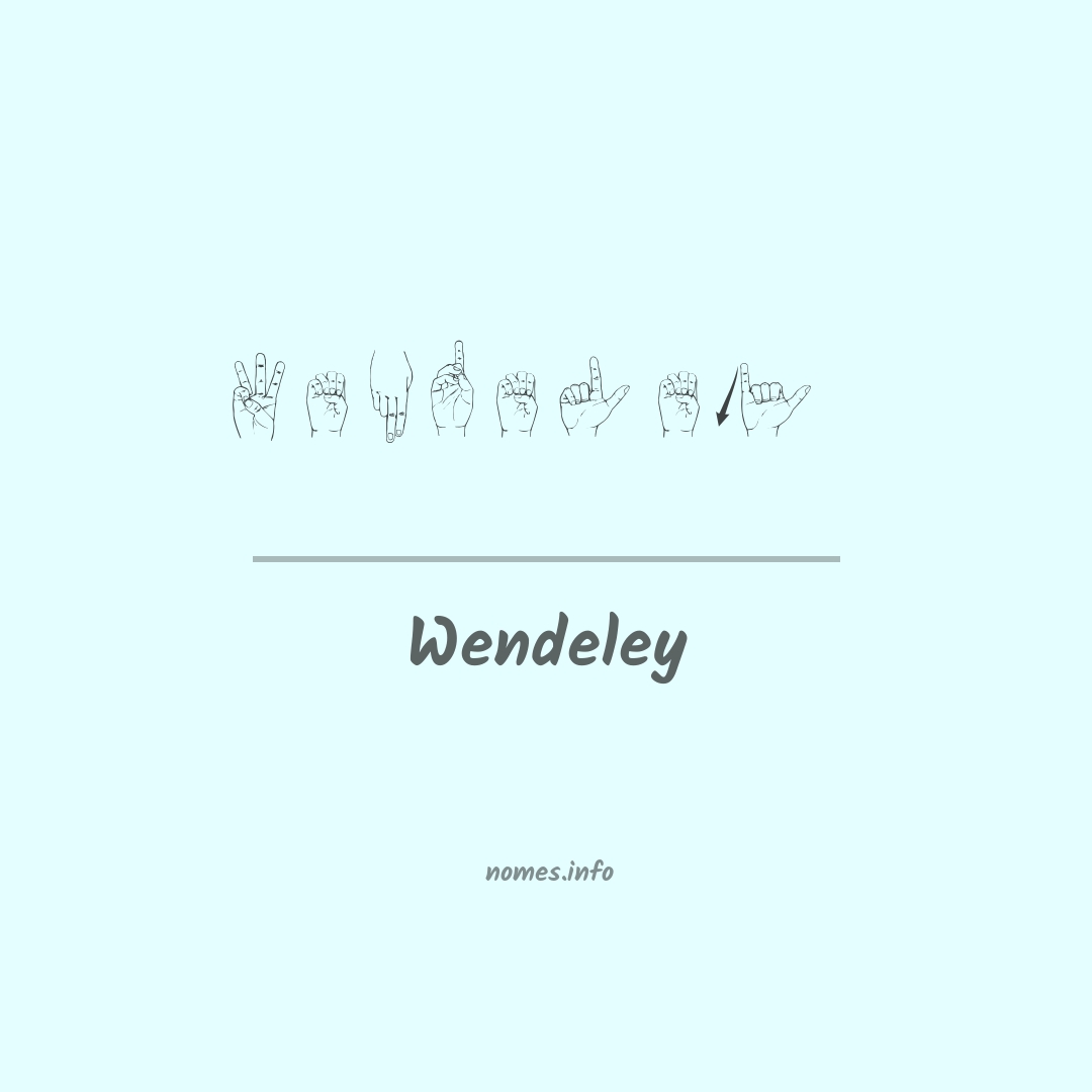 Wendeley em Libras