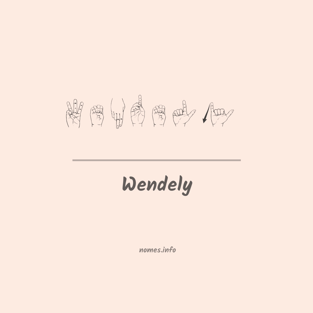 Wendely em Libras