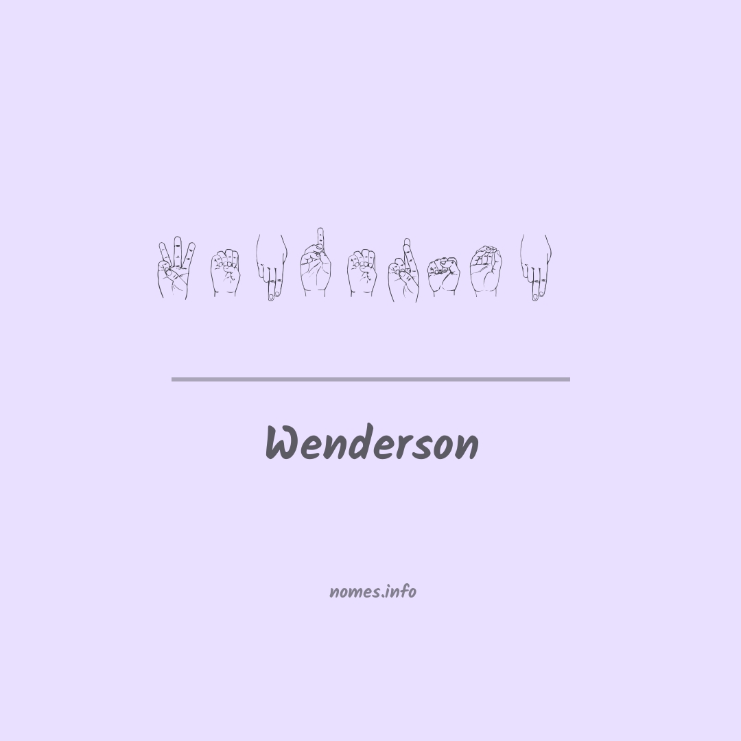 Wenderson em Libras