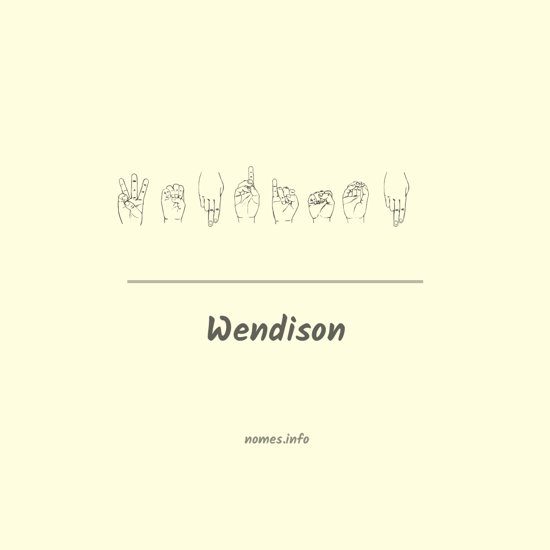 Wendison em Libras