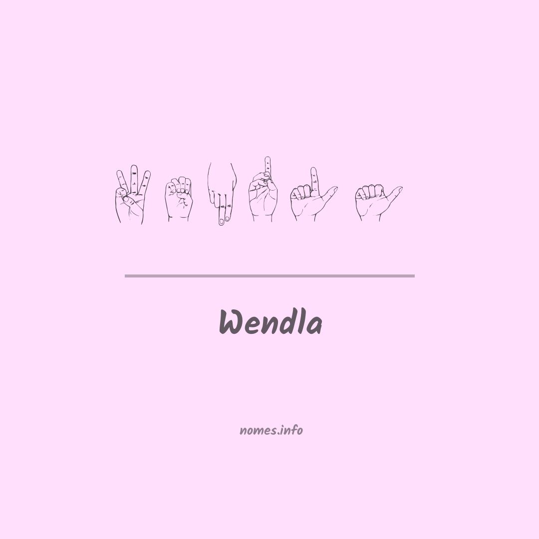 Wendla em Libras