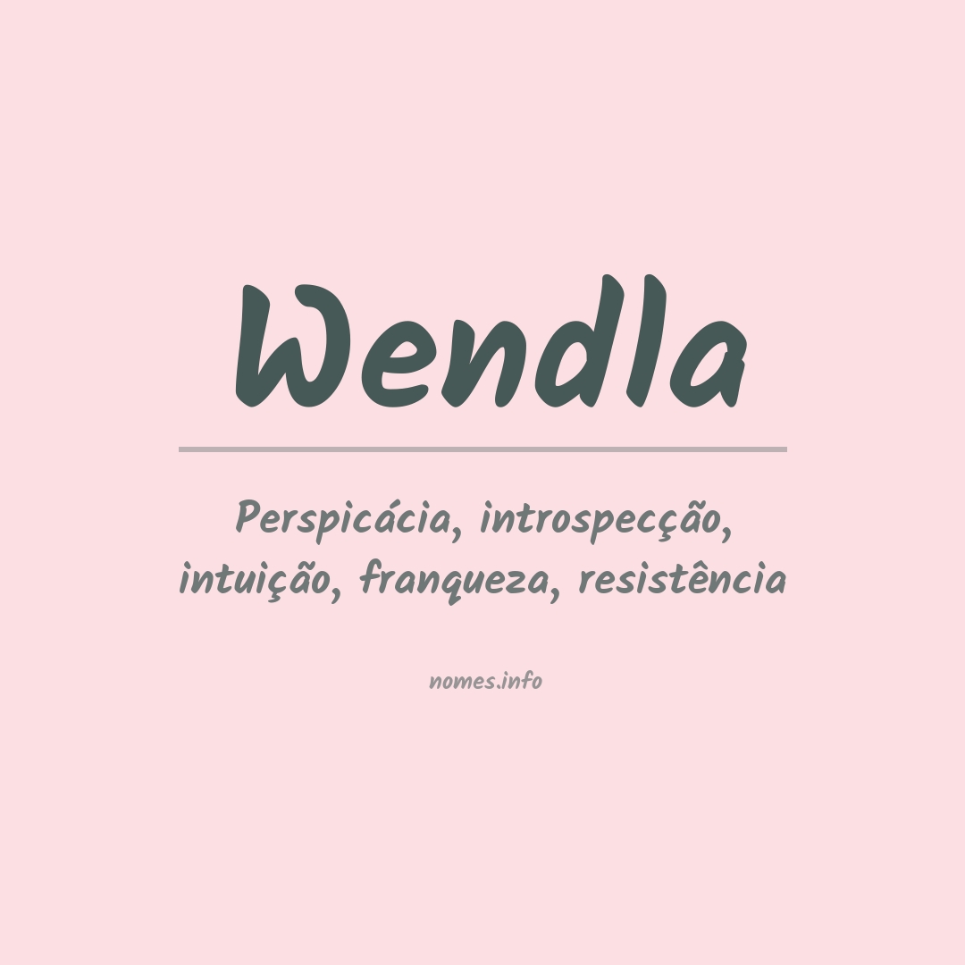 Significado do nome Wendla