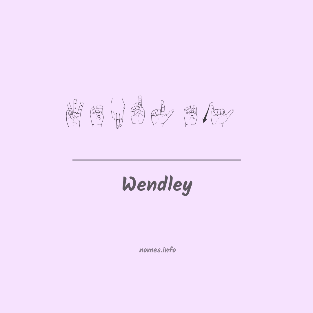 Wendley em Libras