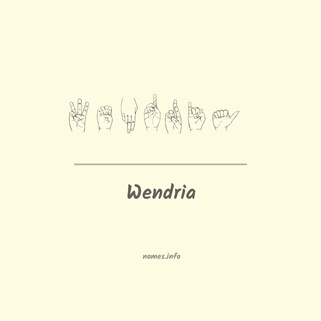 Wendria em Libras