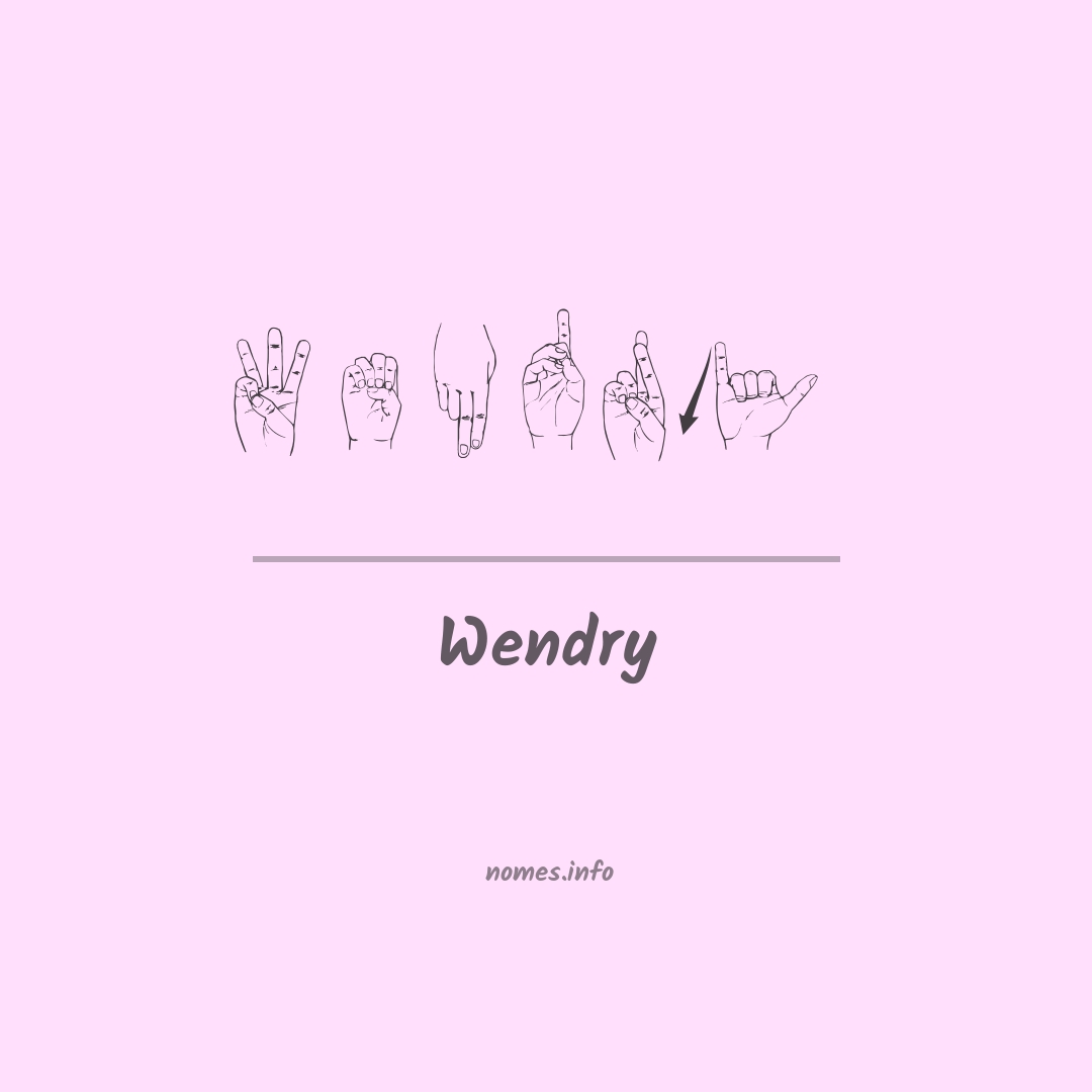 Wendry em Libras