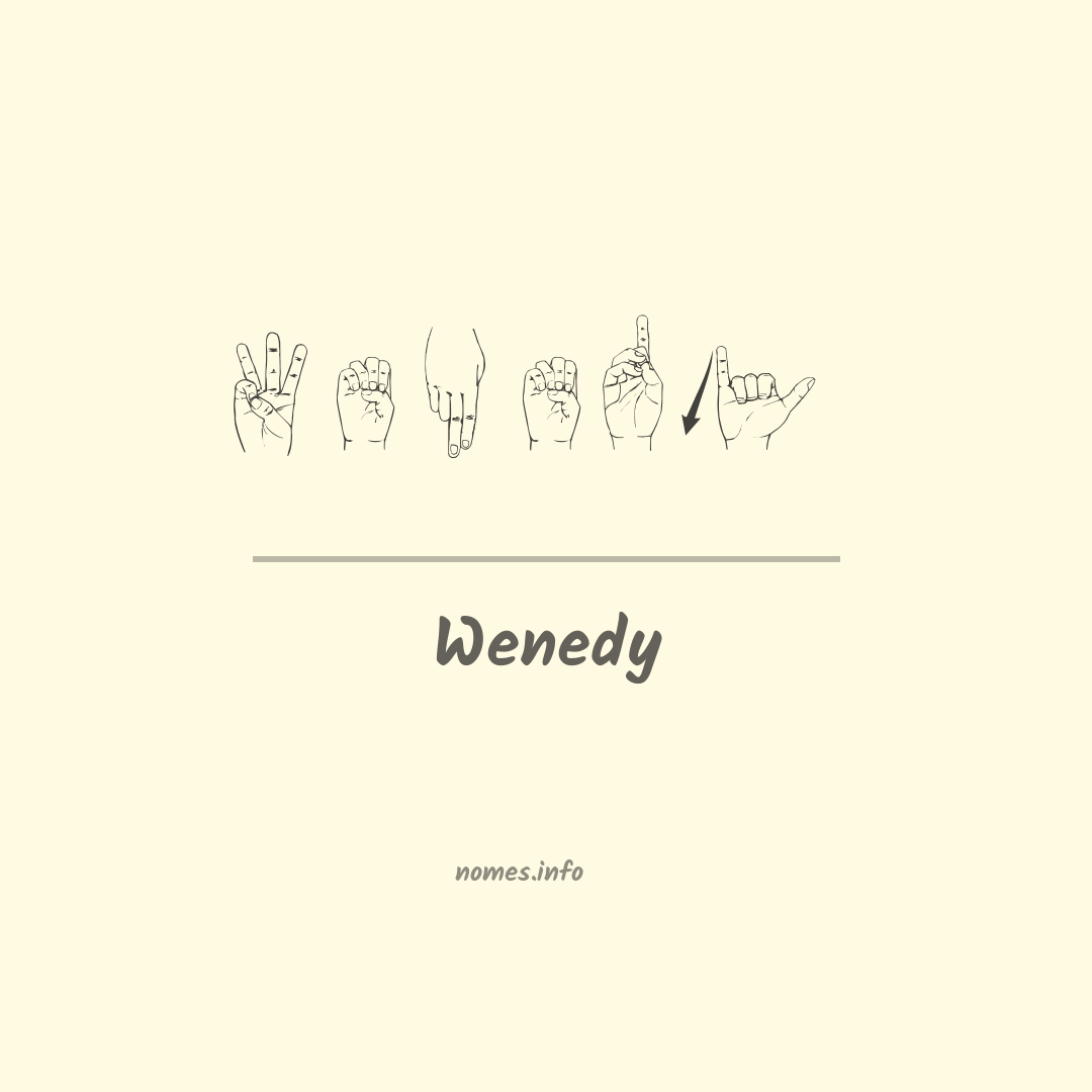 Wenedy em Libras