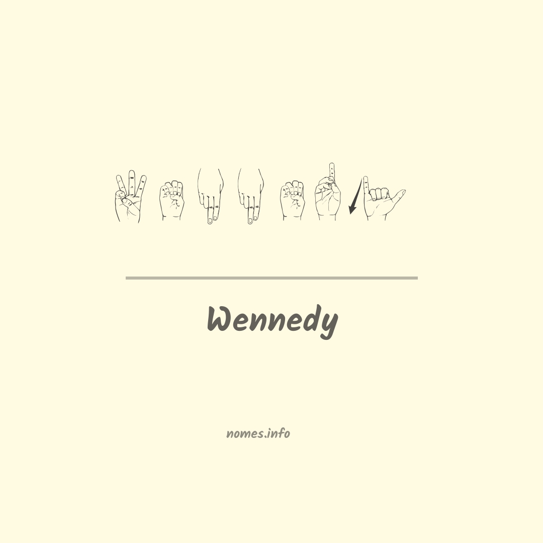 Wennedy em Libras