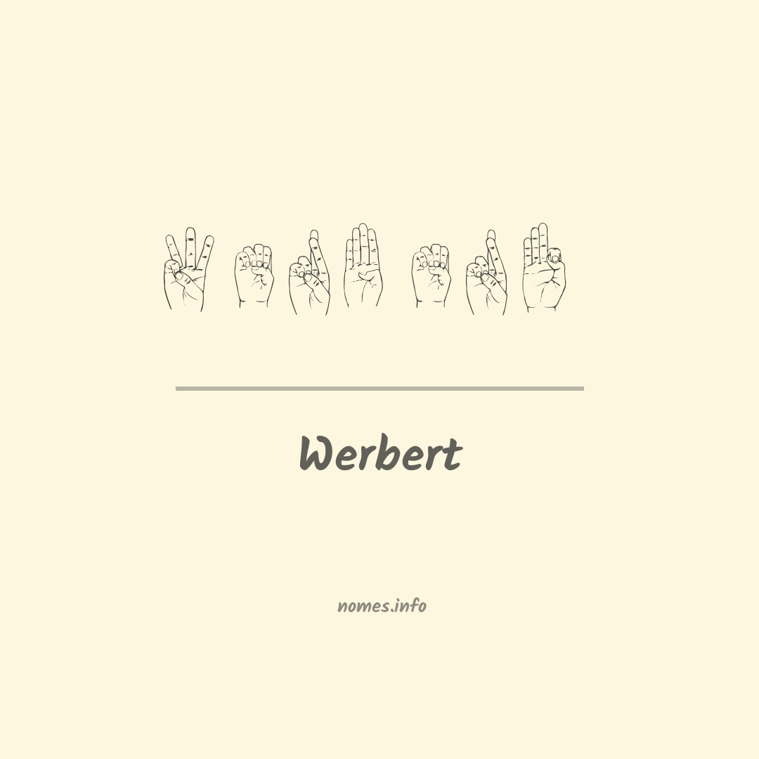 Werbert em Libras
