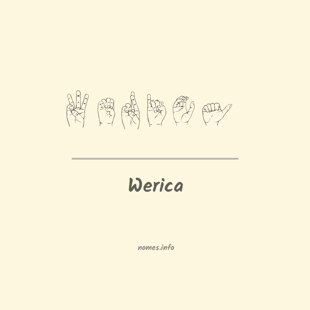 Werica em Libras