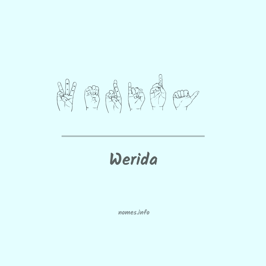 Werida em Libras