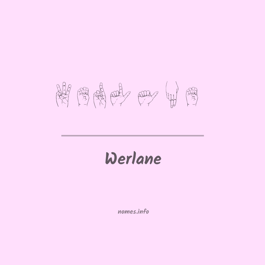 Werlane em Libras