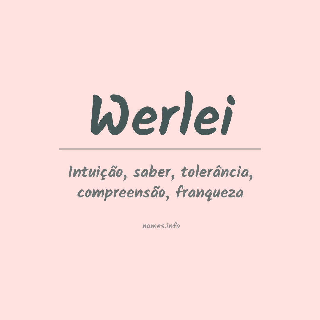Significado do nome Werlei