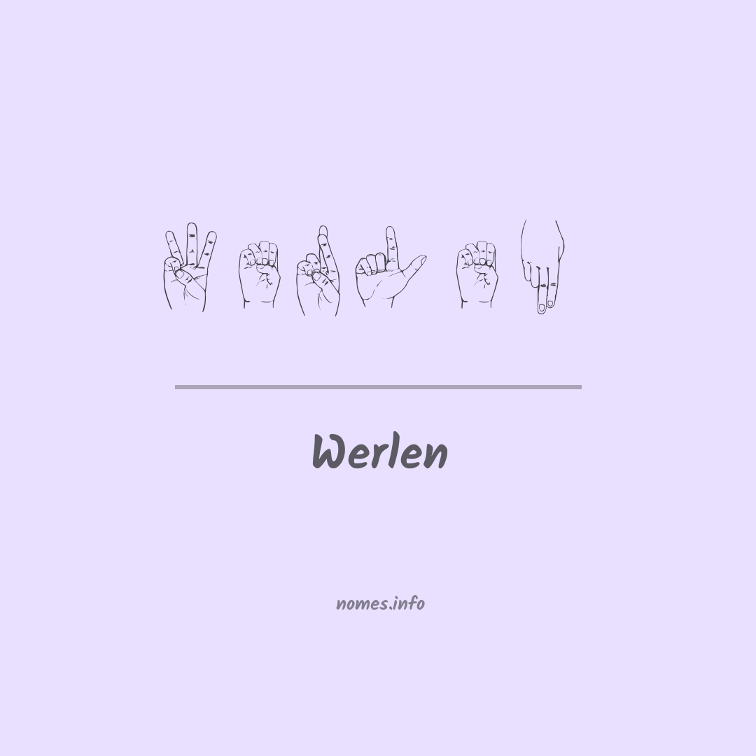 Werlen em Libras