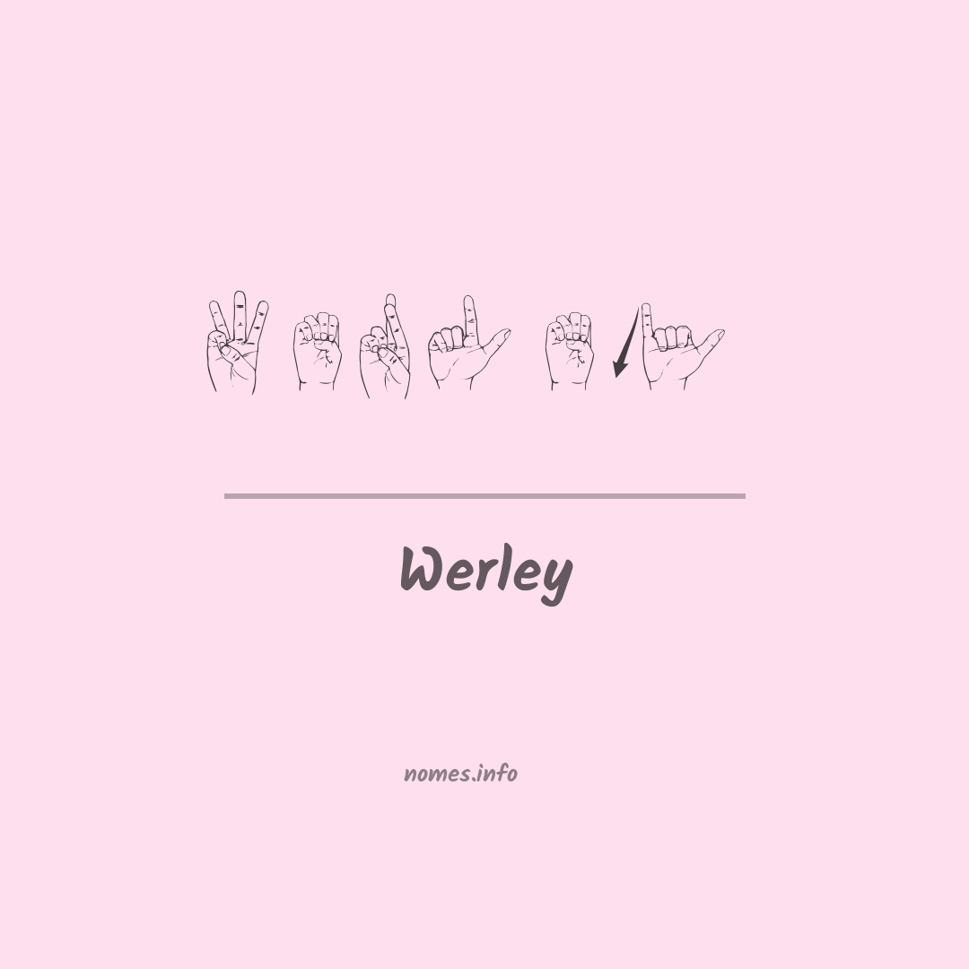 Werley em Libras
