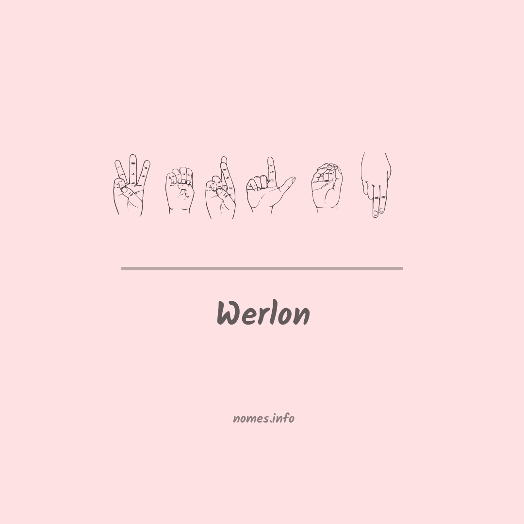 Werlon em Libras