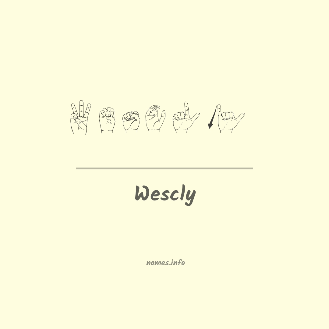 Wescly em Libras