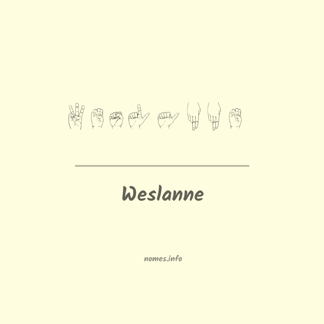 Weslanne em Libras