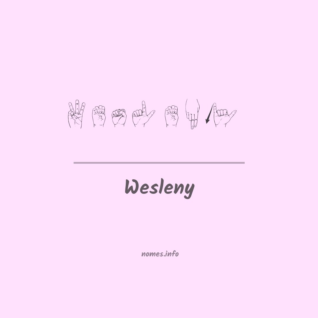 Wesleny em Libras