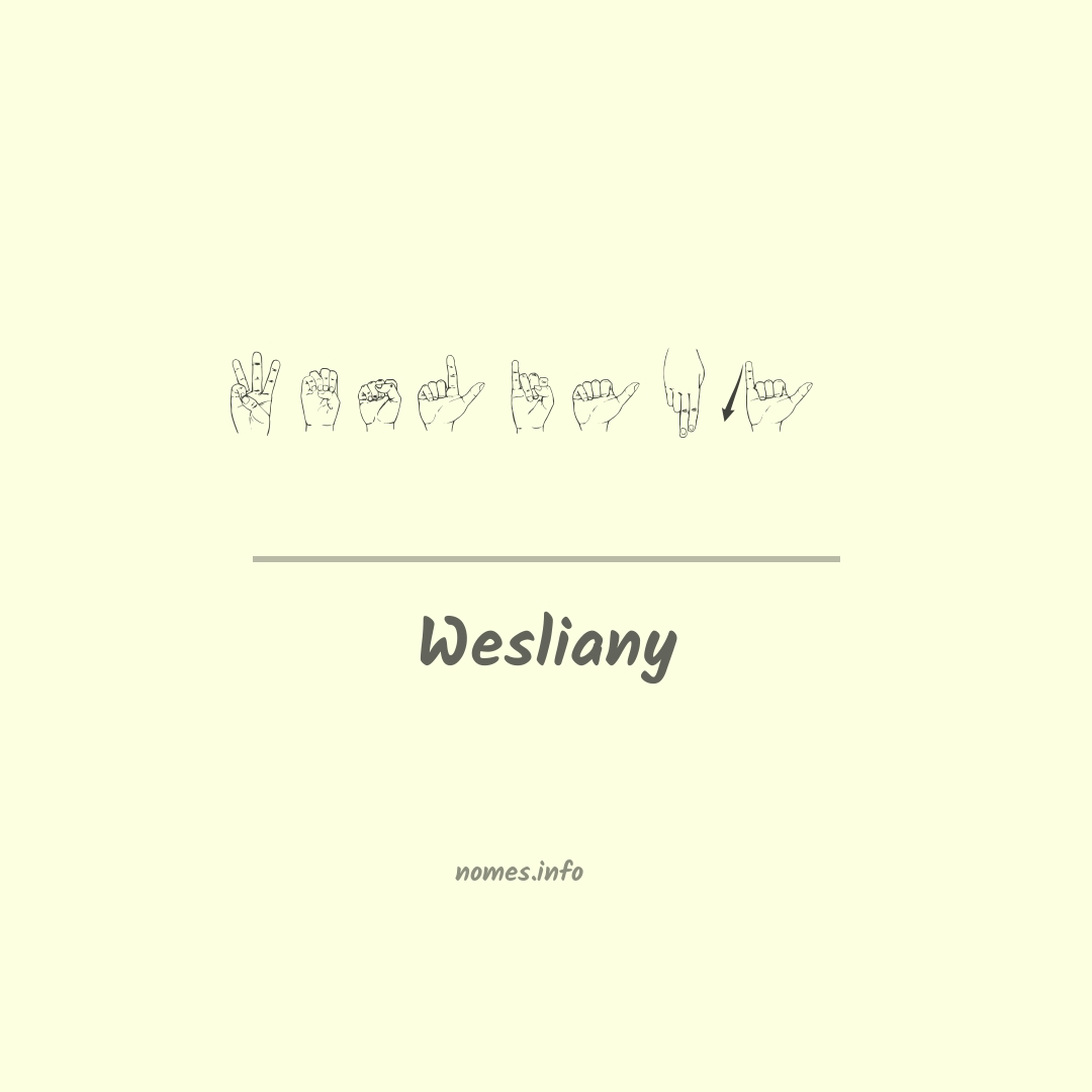 Wesliany em Libras