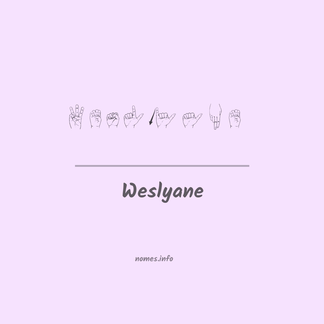 Weslyane em Libras