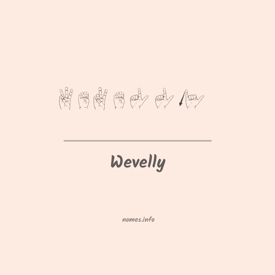 Wevelly em Libras