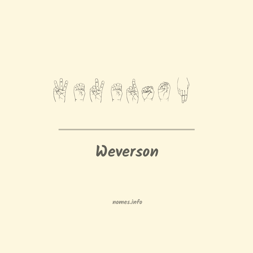 Weverson em Libras