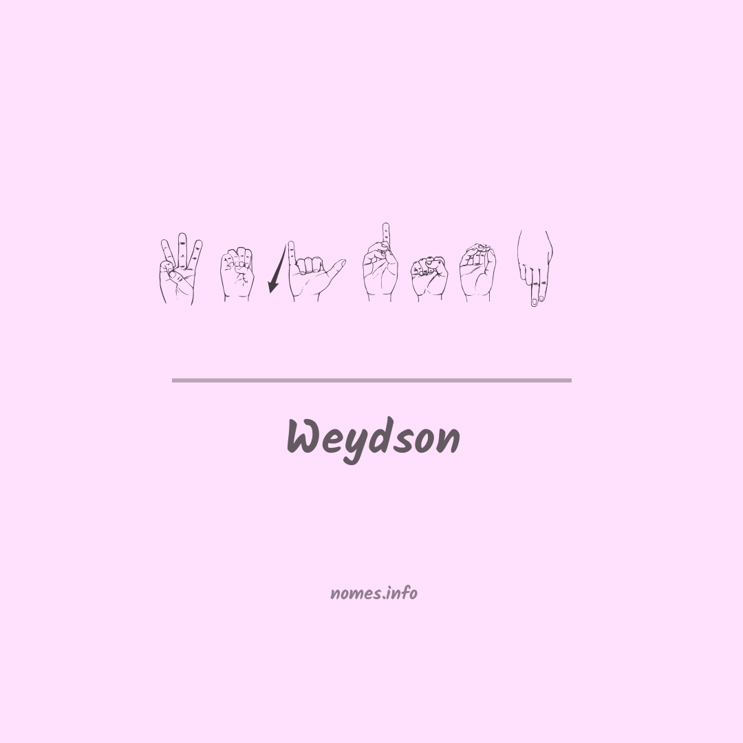 Weydson em Libras