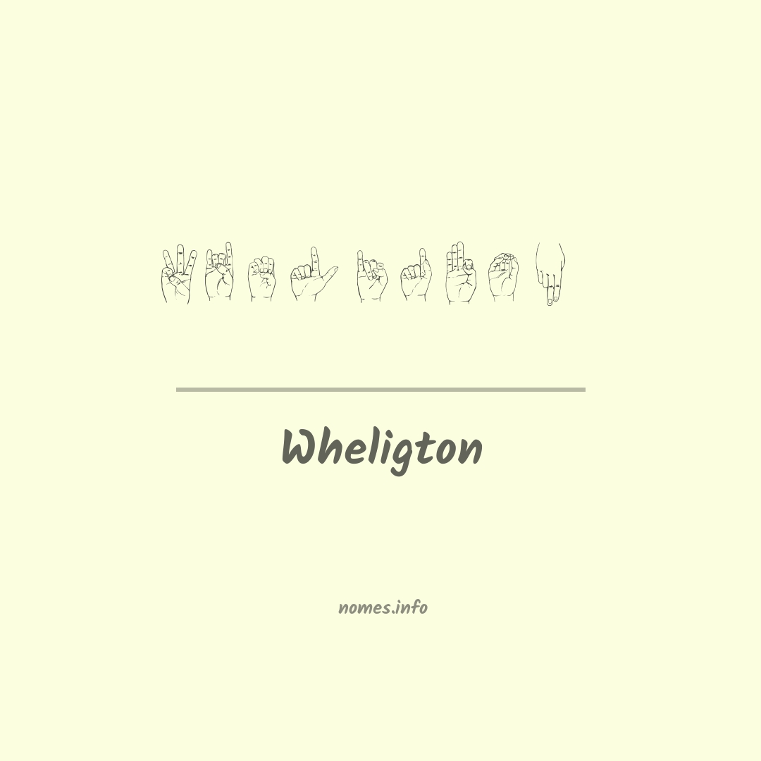 Wheligton em Libras
